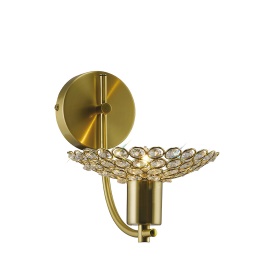 Ellen Crystal Wall Lights Diyas Armed Wall Lights Ellen Crystal Wall Lights Diyas Armed Wall Lights